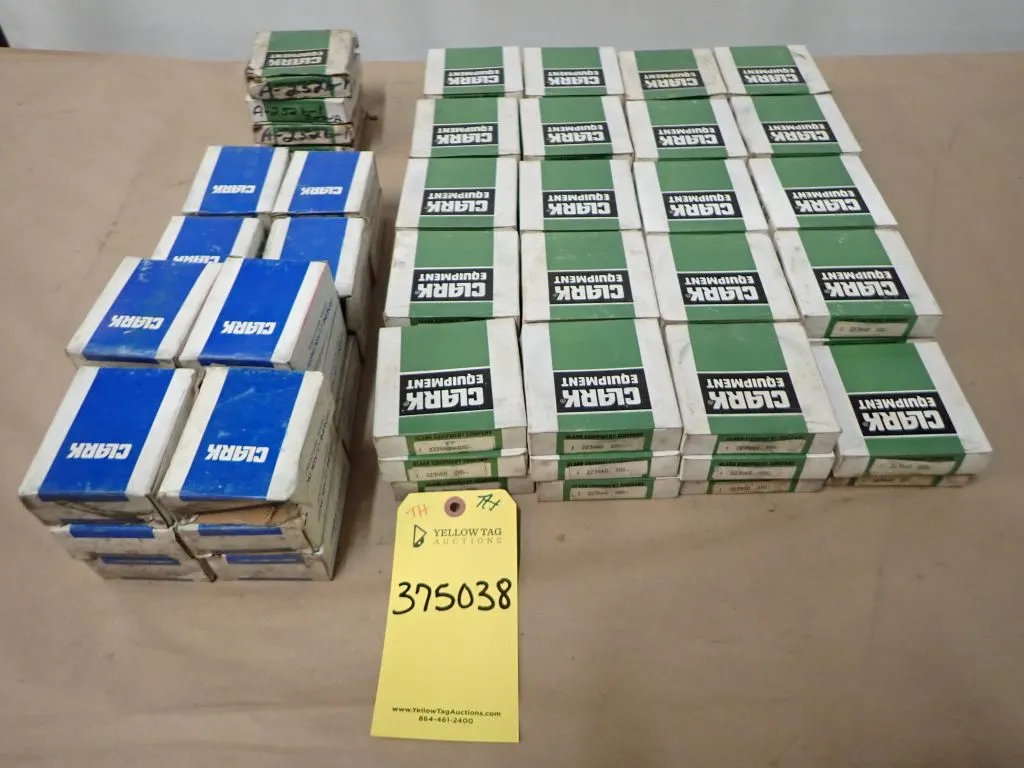 Lot of (83) Clark Bearings