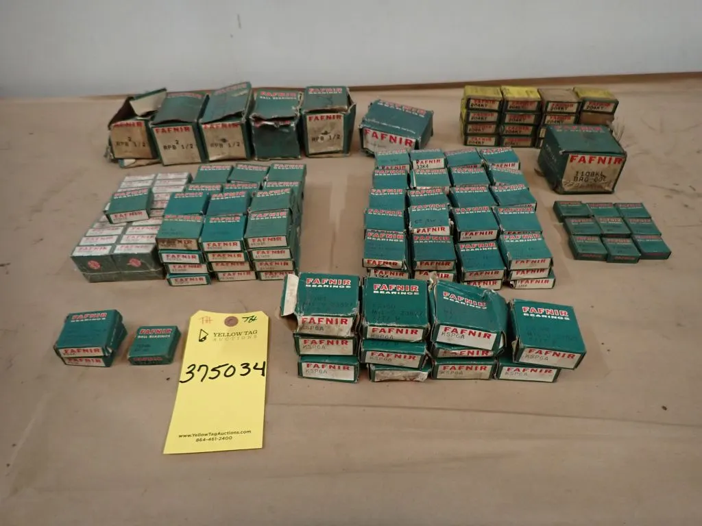 Lot of (168) Fafnir Bearings