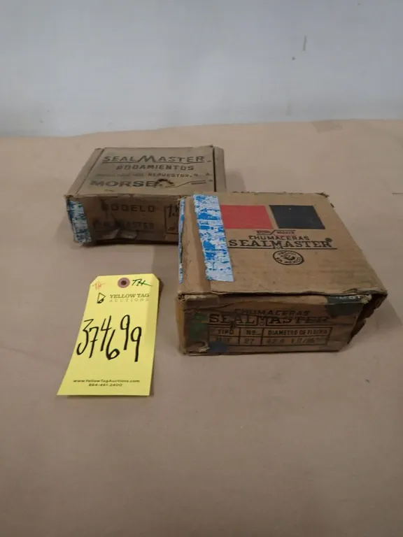 Lot of (2) SealMaster Bearings