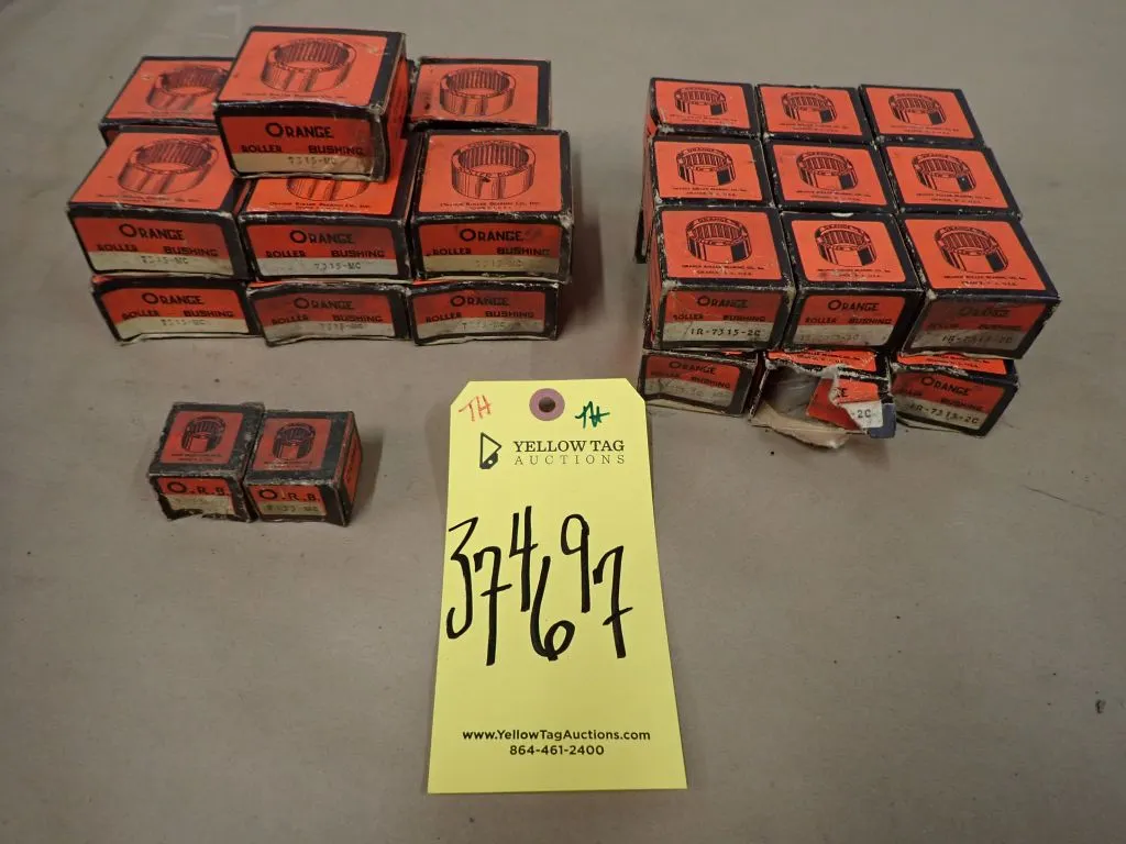 Lot of (33) Orange Bushing Bearings