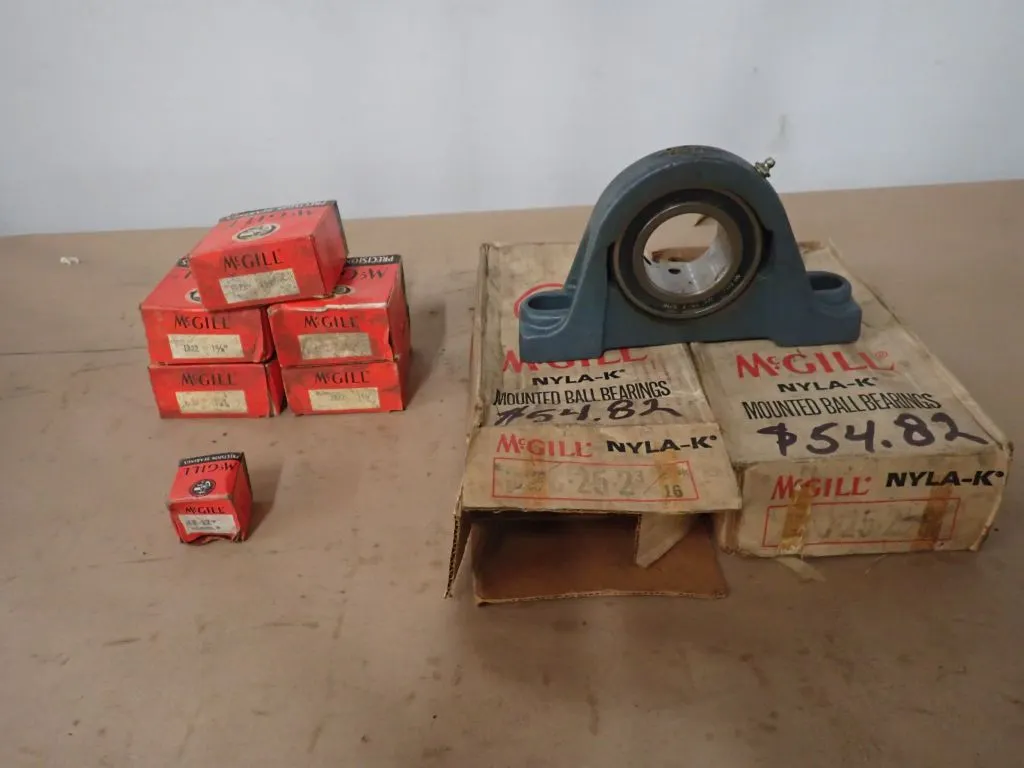 Lot of (8) McGill Bearings