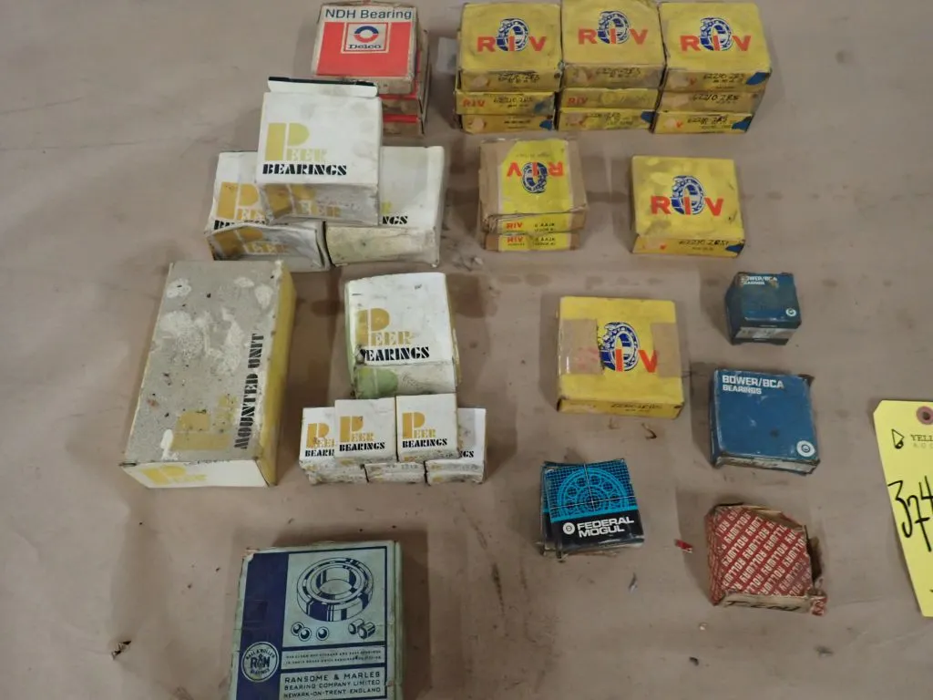 Lot of (36) Assorted Bearings