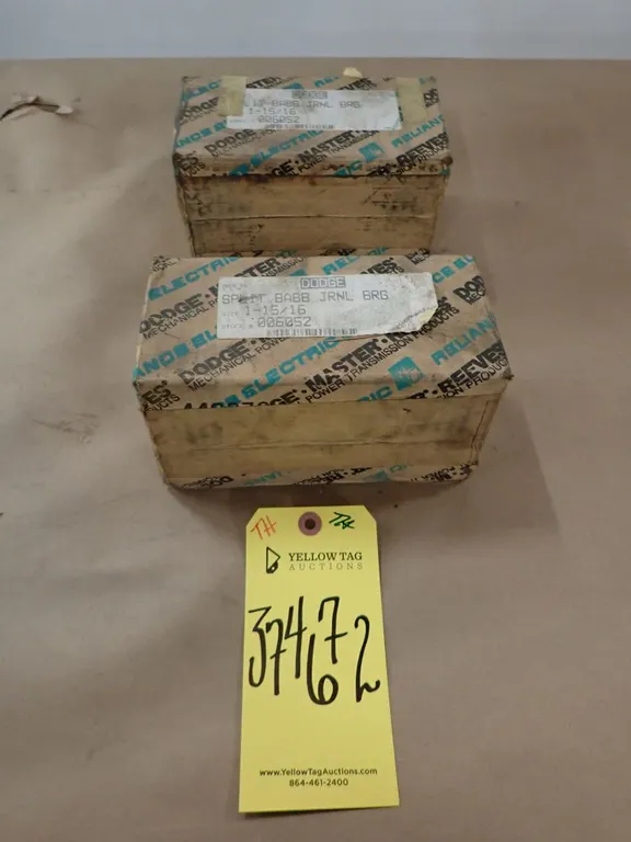 Lot of (2) Dodge Bearings