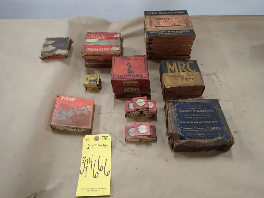 Lot of (25) Assorted Bearings