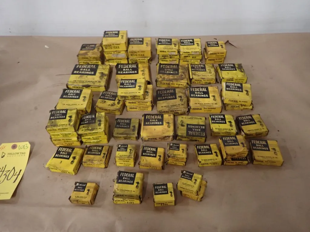 Lot of (59) Federal Bearings