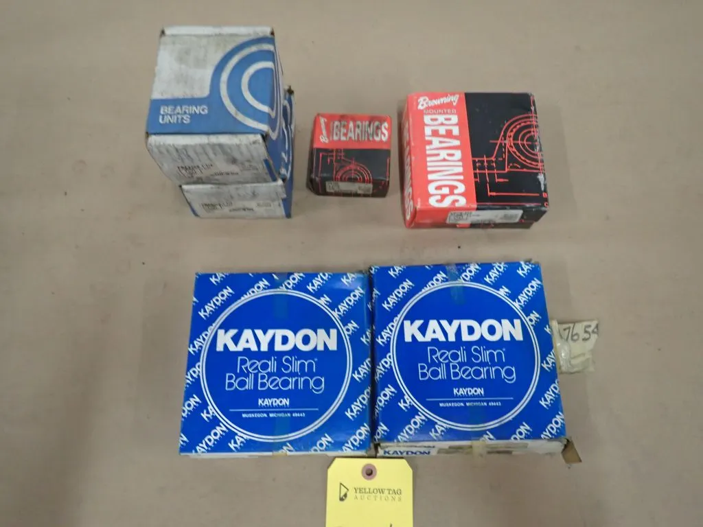 Lot of (8) Assorted Bearings