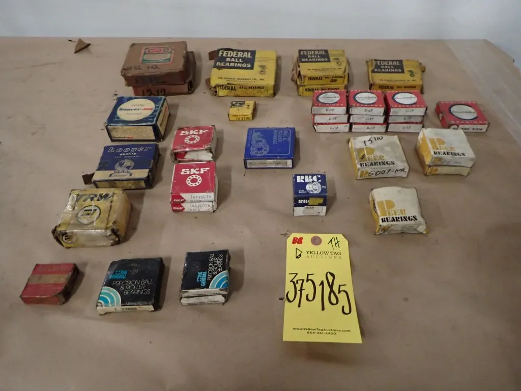 Lot of (33) Assorted Bearings