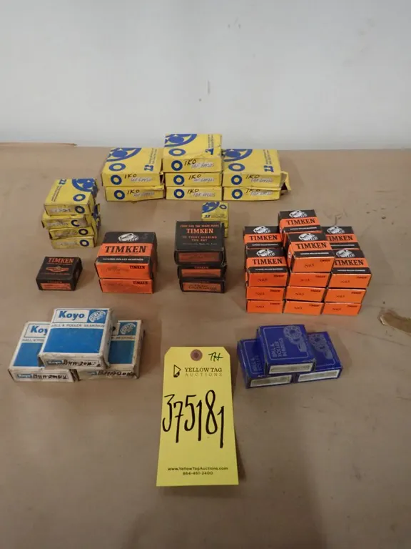 Lot of (45) Assorted Bearings