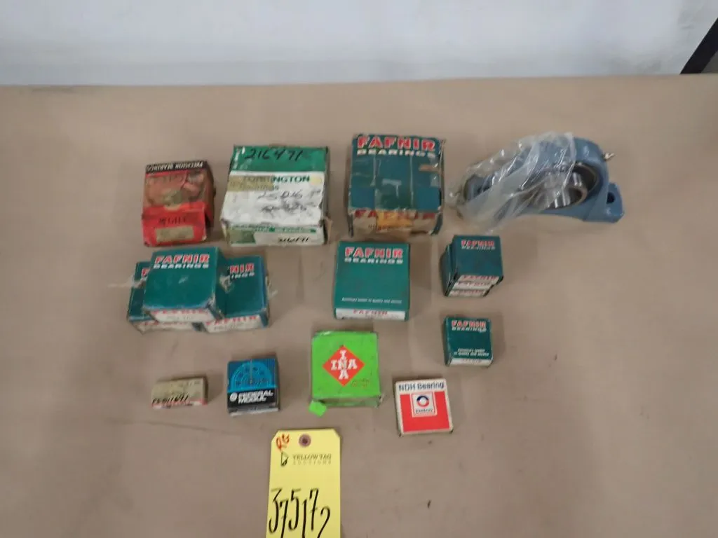 Lot of (17) Assorted Bearings