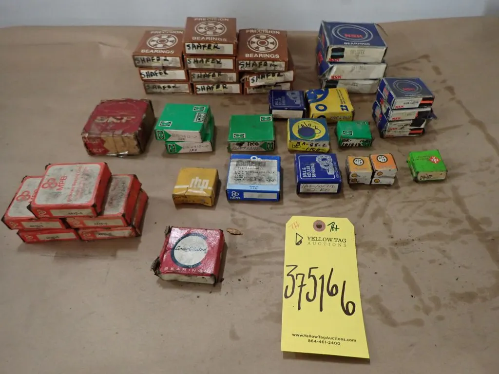 Lot of (39) Assorted Bearings