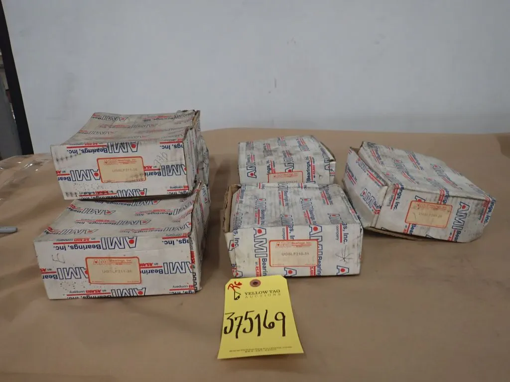 Lot of (9) AMI Bearings
