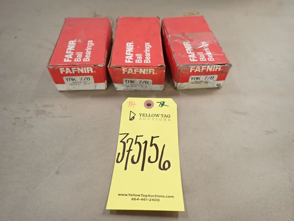 Lot of (3) Fafnir Bearings