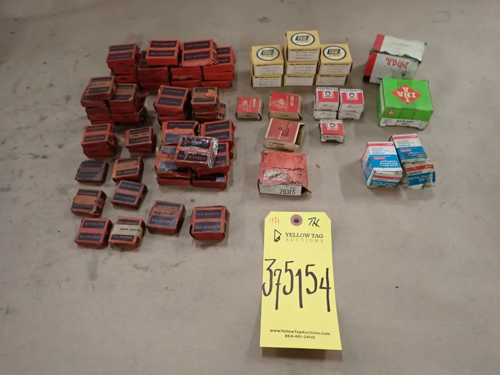 Lot of (72) Assorted Bearings