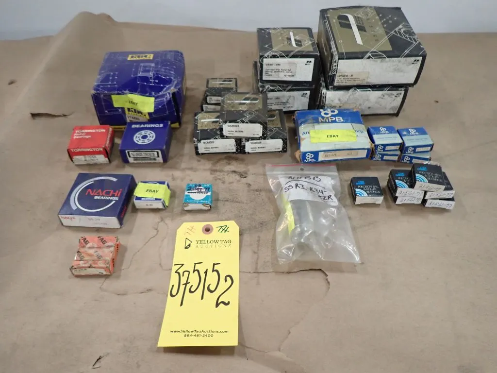 Lot of (35) Assorted Bearings