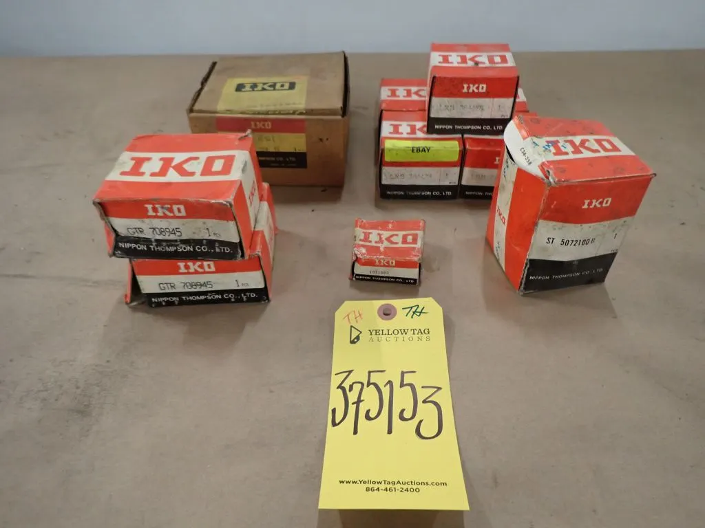 Lot of (10) IKO Bearings