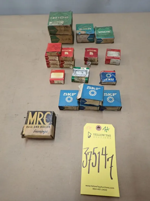 Lot of (22) Assorted Bearings