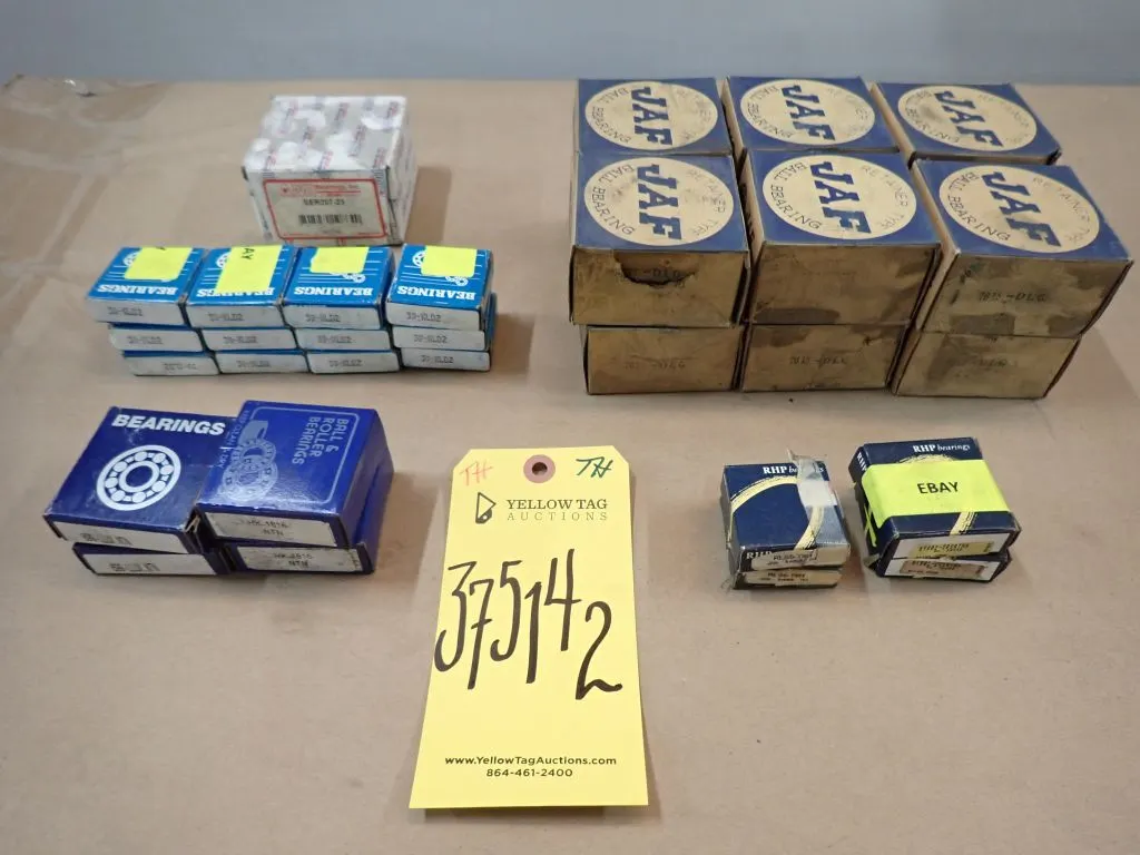 Lot of (33) Assorted Bearings