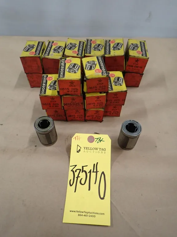 Lot of (24) Kugelbuchse Star Bearings