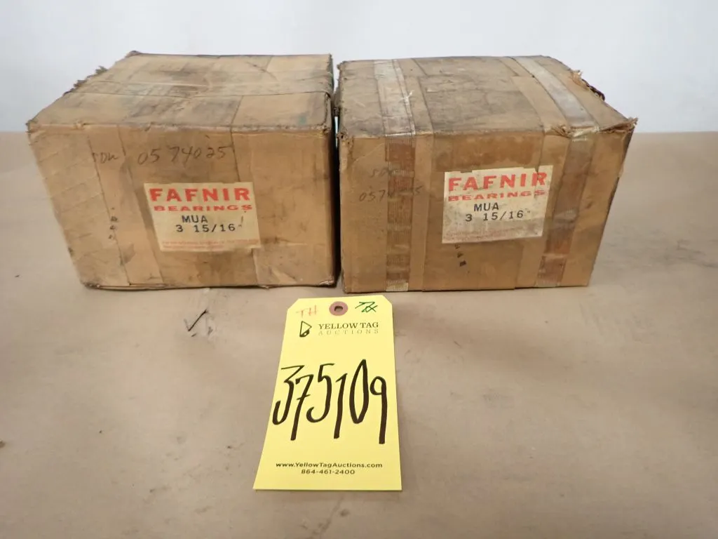 Lot of (2) Fafnir Bearings