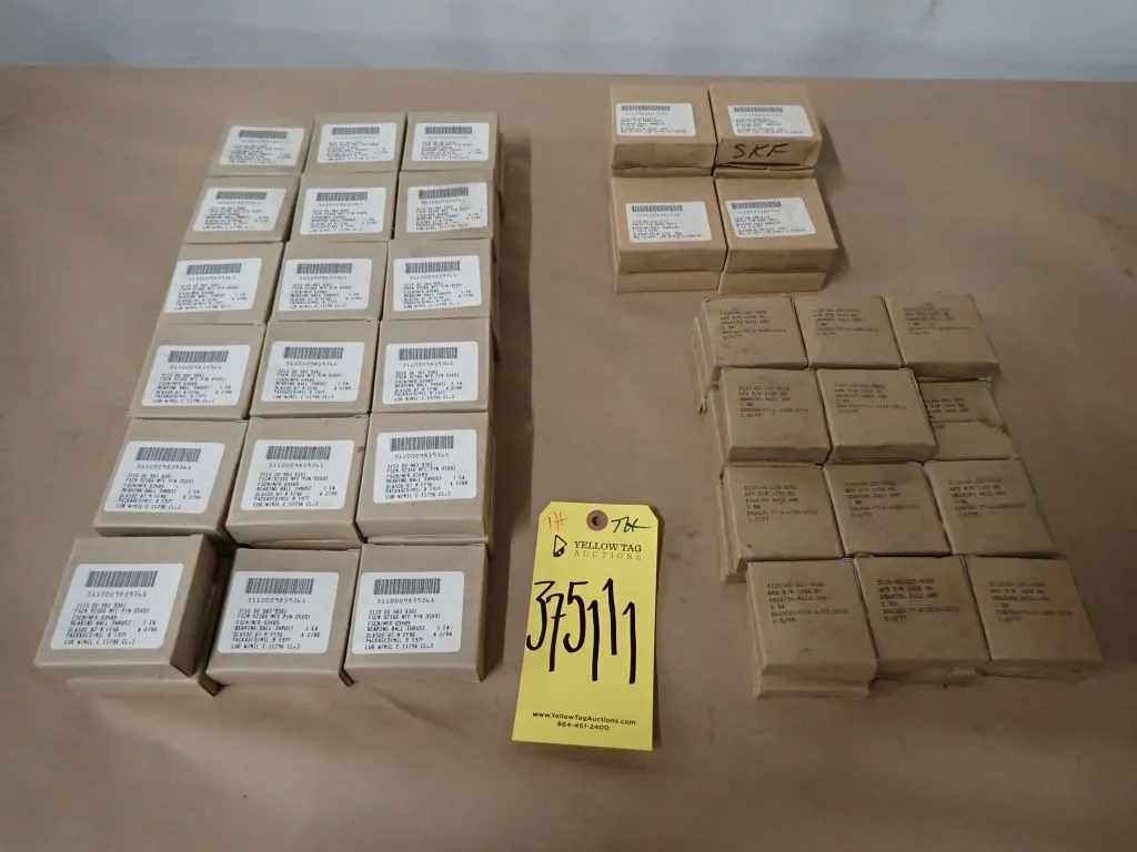 Lot of (72) Assorted Bearings
