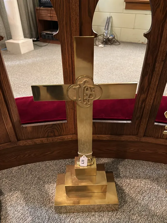 BRASS ALTER CROSS