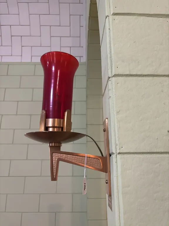 HANGING SANCTUARY LAMP (BRING TOOLS TO REMOVE)
