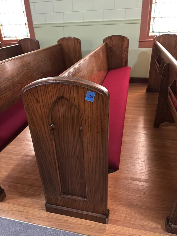 PEW 9’ REMOVABLE CUSHION(BRING TOOLS AND HELP TO REMOVE)