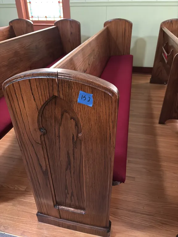 PEW 9’ REMOVABLE CUSHION(BRING TOOLS AND HELP TO REMOVE)