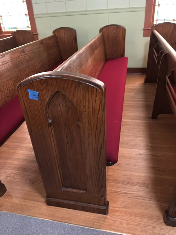 PEW 9’ REMOVABLE CUSHION (BRING TOOLS AND HELP TO REMOVE )
