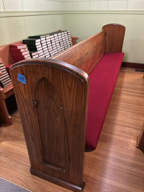 PEW 9’ REMOVABLE CUSHION (BRING TOOLS AND HELP TO REMOVE )