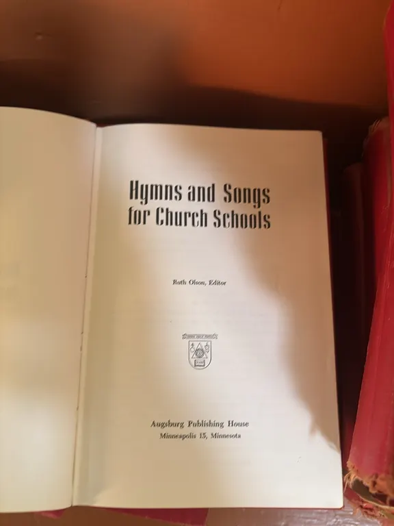 8 HYMNAL AND SONGS FOR CHURCH SCHOOL