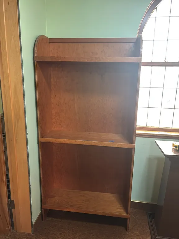 BOOK SHELF 33”x12”x88”