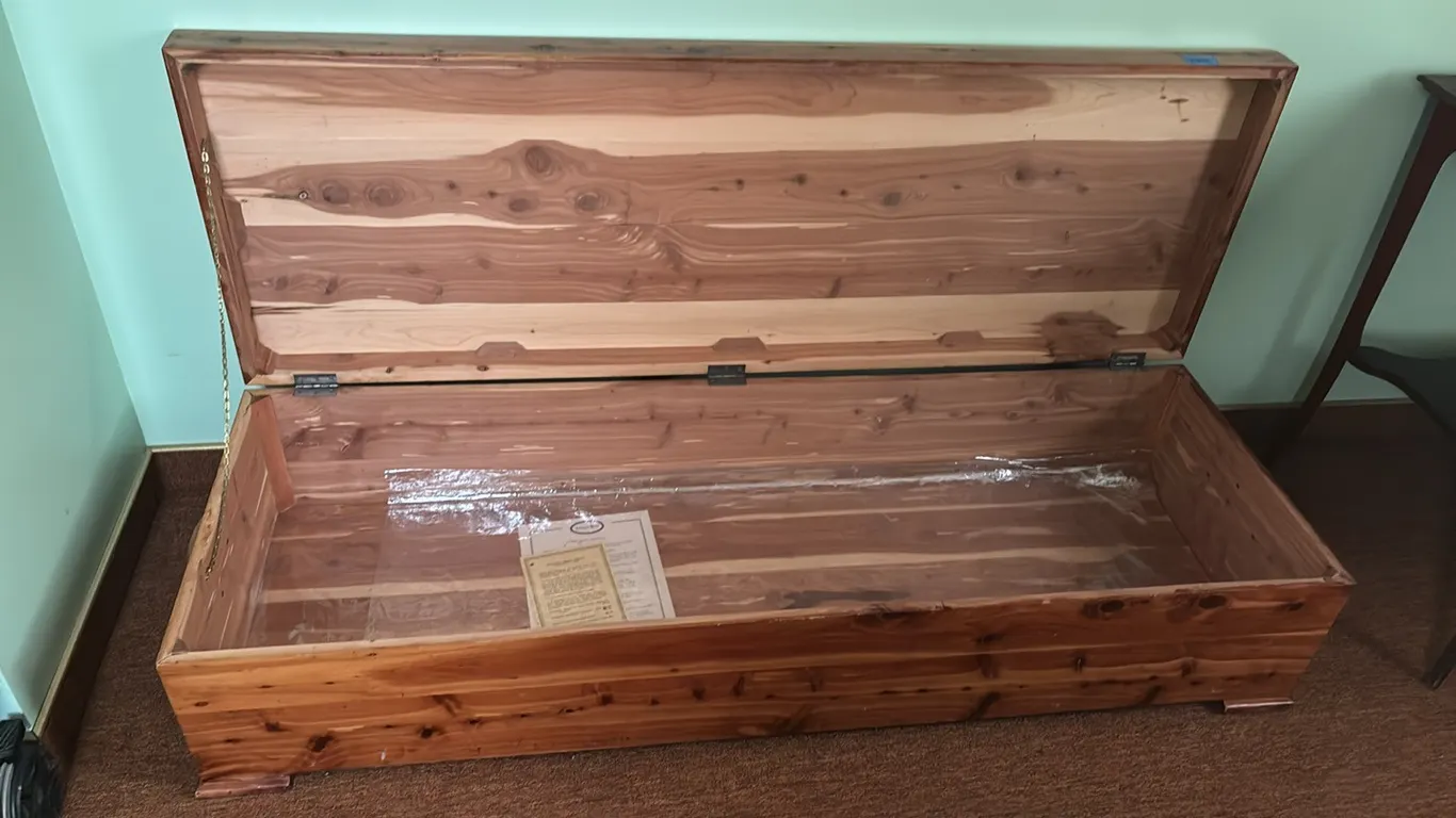 CEDAR CHEST 60”x20”x131/2”