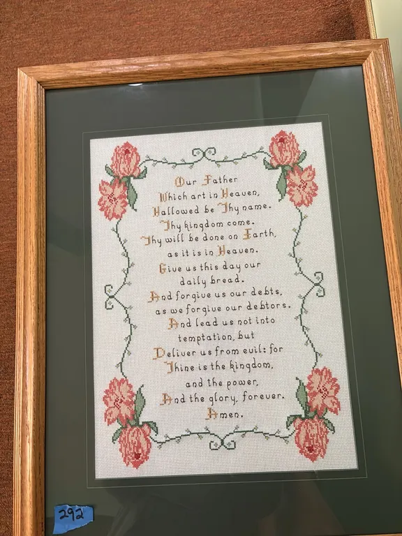 FRAMED CROSS STITCH
