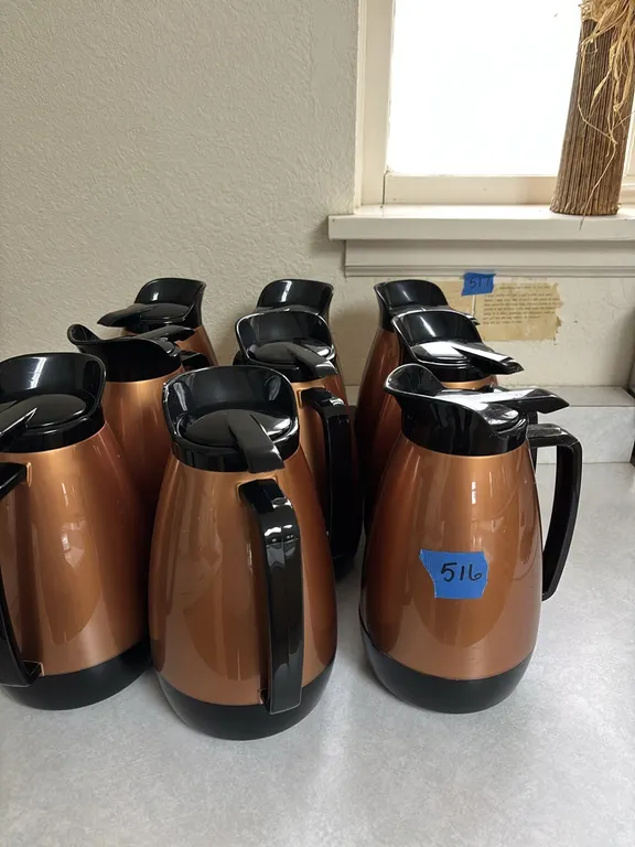 9 THERMOS COFFEE SERVERS