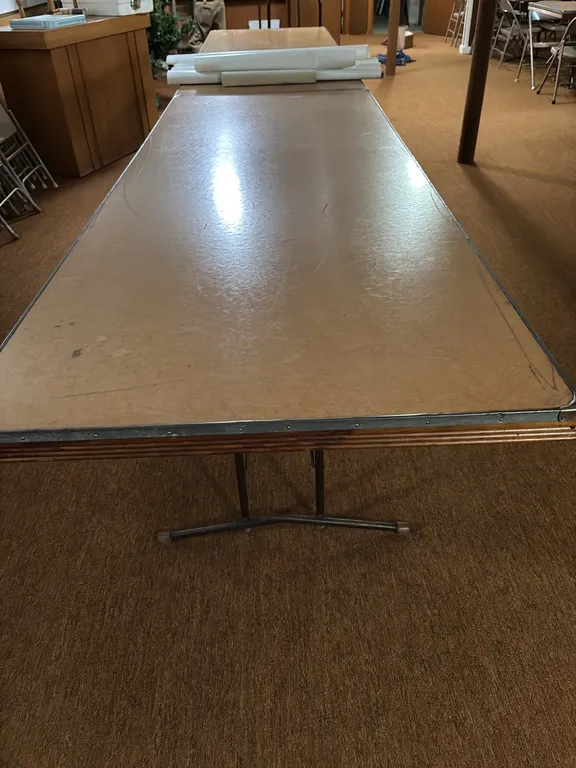 FOLDING TABLE 8’x3’