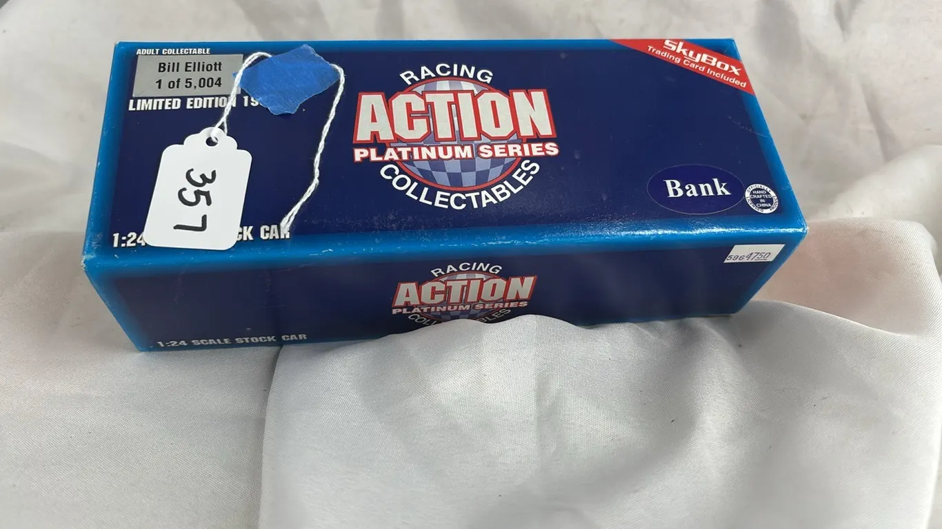 BILL ELLIOT RACING ACTION BANK AND TRADING CARD