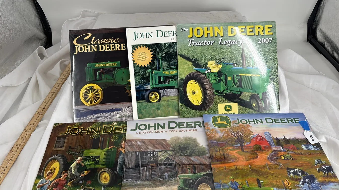 6 JOHN DEERE CALENDARS
