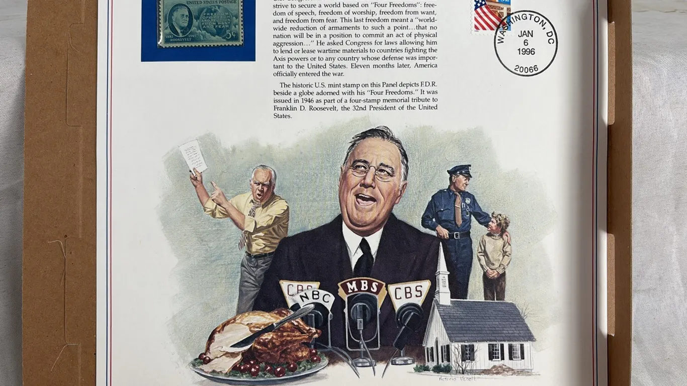 FDR HISTORY IN AMERICA STAMP