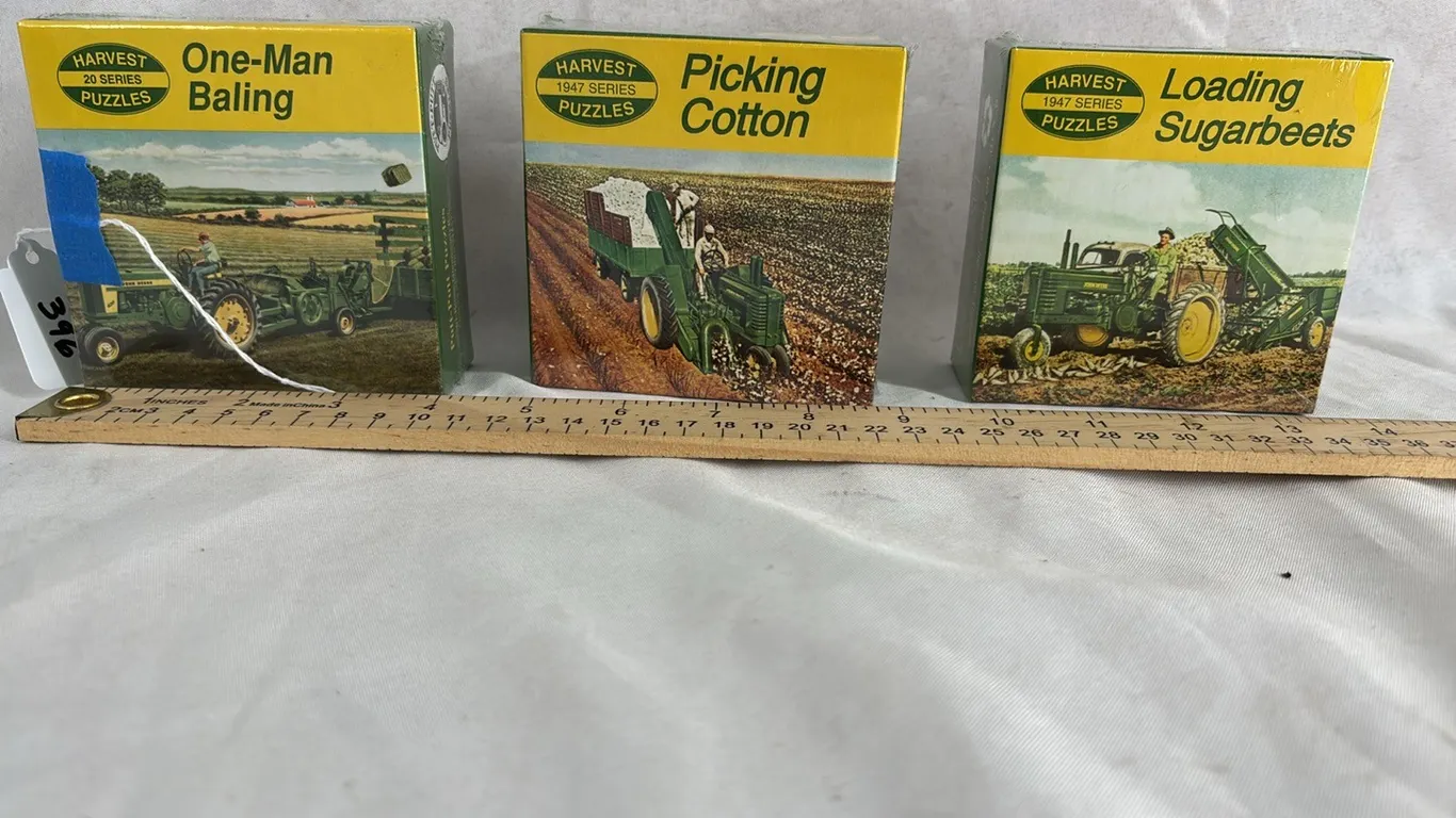 3 JOHN DEERE PUZZLES SEALED