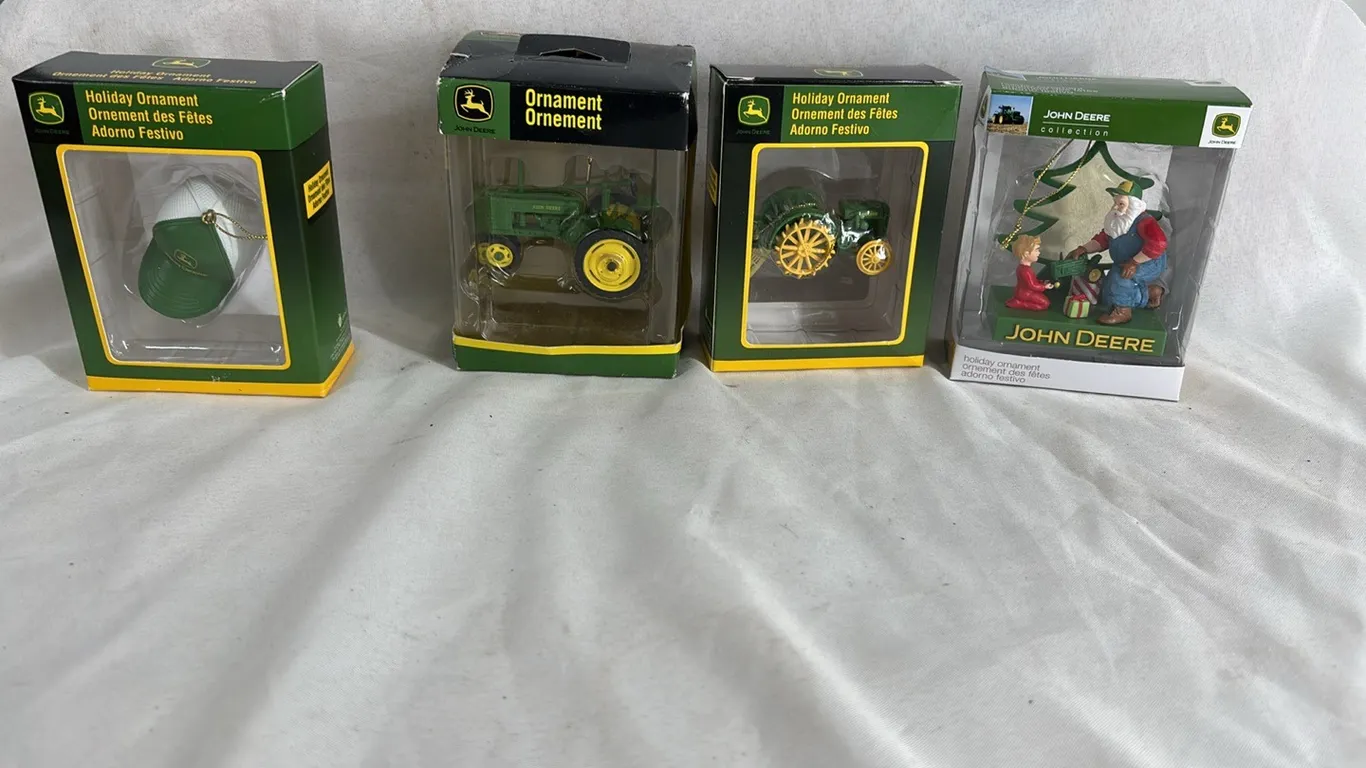 JOHN DEERE ORNAMENTS