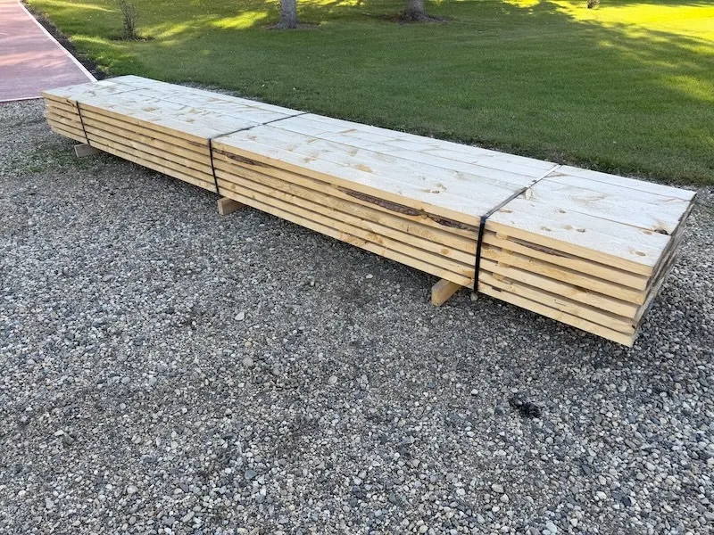 (36) 2” x 6” x 16’ Rough Cut Spruce Lumber