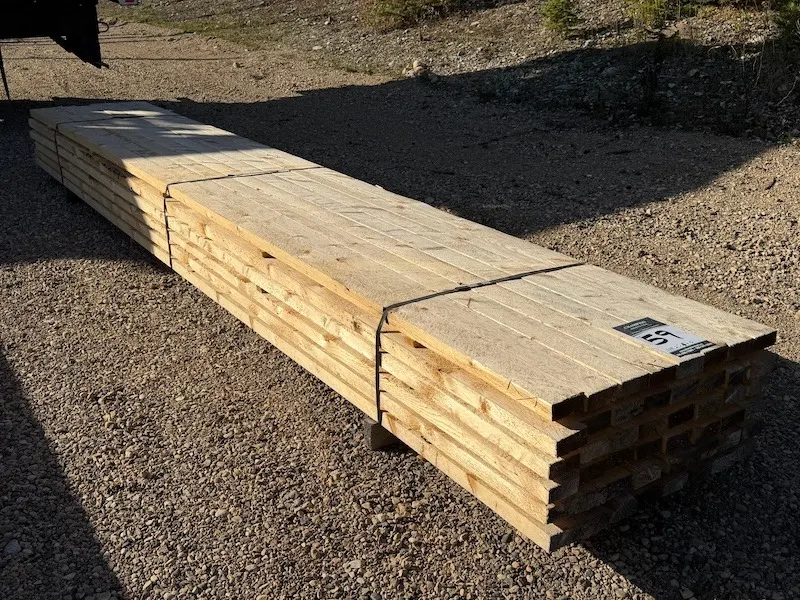 (36) 2” x 6” x 16’ Rough Cut Spruce Lumber