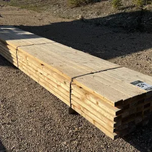 (36) 2” x 6” x 16’ Rough Cut Spruce Lumber