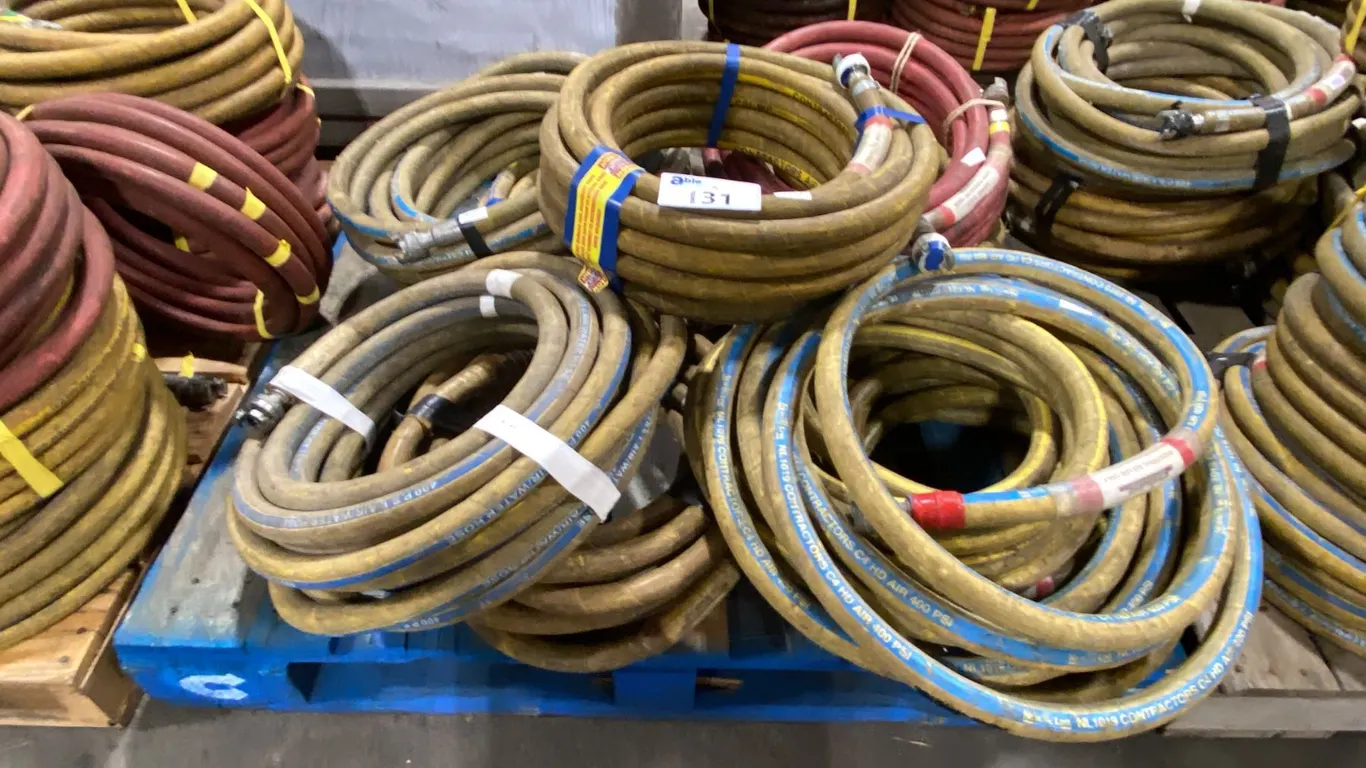 PALLET OF ASSORTED INDUSTRIAL AIR/WATER HOSE LINES