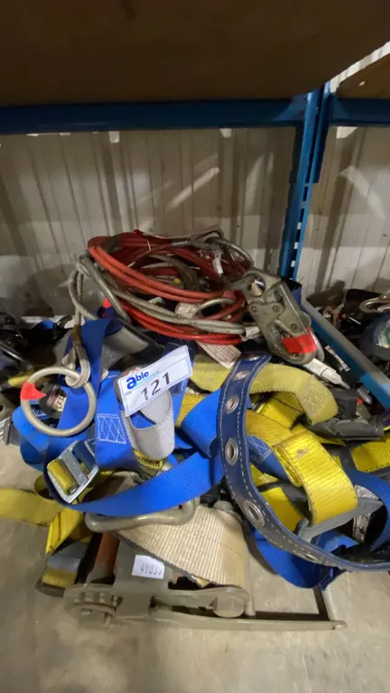 GROUP OF ASSORTED FALL PROTECTION EQUIPMENT