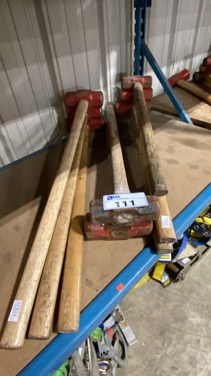 GROUP OF 8 SLEDGEHAMMERS