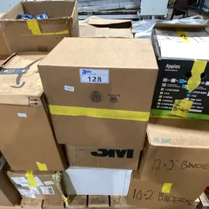 PALLET OF ASSORTED OFFICE BINDERS