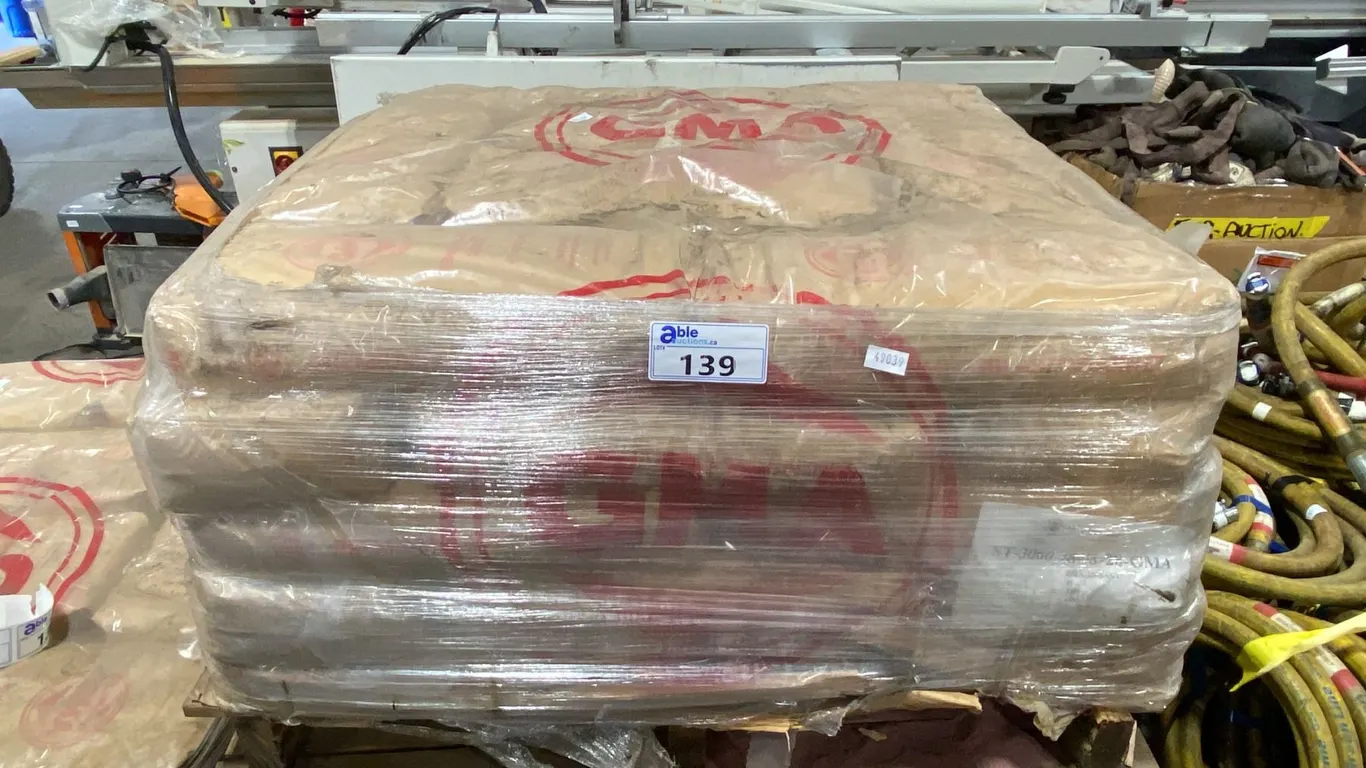 PALLET OF GMA PREMIUMBLAST GARNET- 55LB BAGS, APPROX 40 BAGS TOTAL