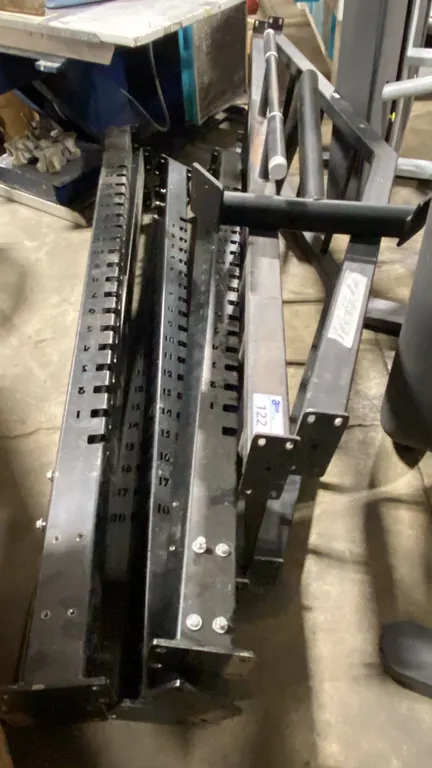 BLACK MATRIX WALL UNIT & ASSORTED SQUAT RACK PARTS